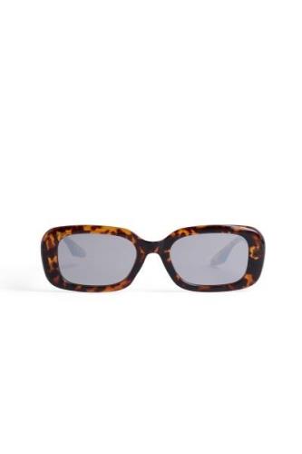 NA-KD Rectangular Retro Look Sunglasses - Brown