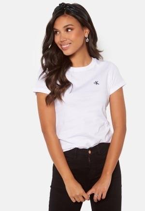Calvin Klein Jeans CK Embroidery Slim Tee YAF Bright White S