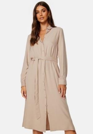 BUBBLEROOM Bella shirt dress Light beige 46