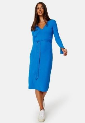 BUBBLEROOM Marielia rib dress Blue XS