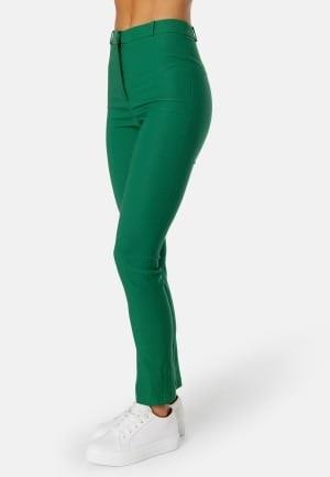 BUBBLEROOM High Waist Stretchy Suit Pants Green 34