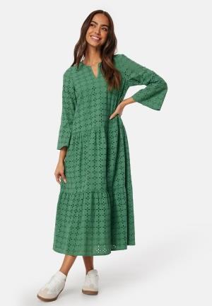 Happy Holly Noralie Broderie Anglaise Dress Green 44/46