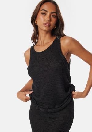 VILA Vimargot open O-Neck S/L knit top Black M