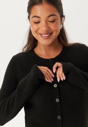 BUBBLEROOM Knitted Cardigan Black L