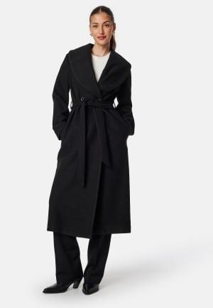 BUBBLEROOM Shawl Collar Coat Black S