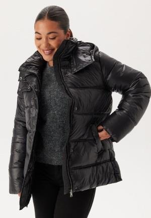 BUBBLEROOM Semi Shiny Padded Jacket Black XL