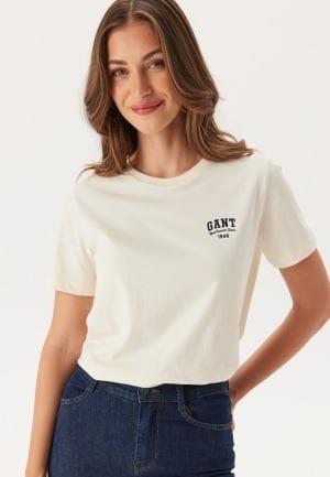 GANT Reg Small Graphic Ss T-shirt Cream L