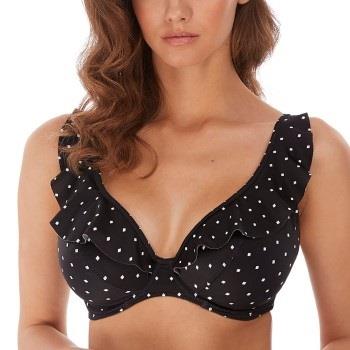 Freya Jewel Cove High Apex Bikini Top With J-Hook Svart I 65 Dame