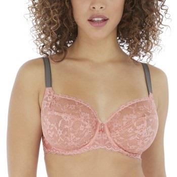 Freya BH Offbeat Undewired Side Support Bra Rosa F 75 Dame