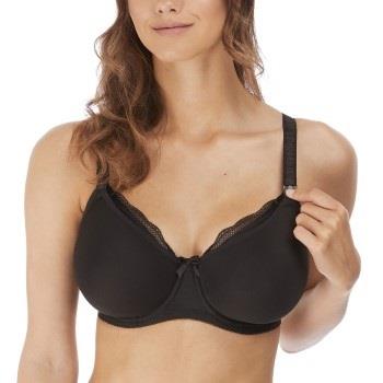 Freya BH Pure Underwire Moulded Nursing Bra Svart nylon I 85 Dame