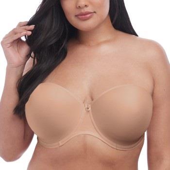 Elomi BH Smooth Moulded Strapless Bra Beige H 90 Dame