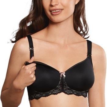 Anita BH Miss Lovely Nursing Bra Svart E 90 Dame