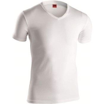 JBS Basic 13720 T-shirt V-neck Hvit bomull Medium Herre