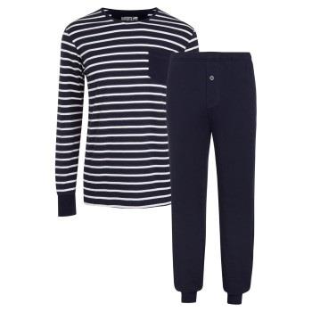 Jockey Cotton Nautical Stripe Pyjama Marine Stripet bomull Medium Herr...