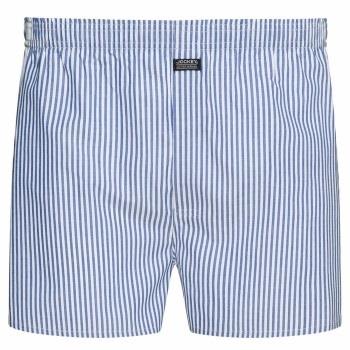 Jockey Woven Poplin Boxer Shorts Blåstripete bomull XX-Large Herre