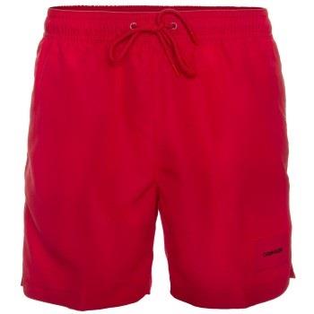 Calvin Klein Badebukser Core Solids Drawstring Swim Shorts Rød polyest...