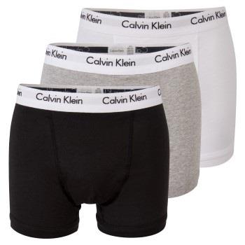 Calvin Klein 3P Cotton Stretch Trunks Mixed bomull Small Herre