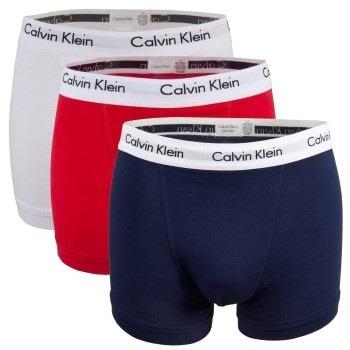 Calvin Klein 3P Cotton Stretch Trunks Multi-colour-2 bomull Small Herr...