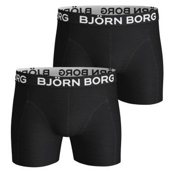 Björn Borg 2P Core Branch Shorts 1215 Svart BCI bomull Small Herre