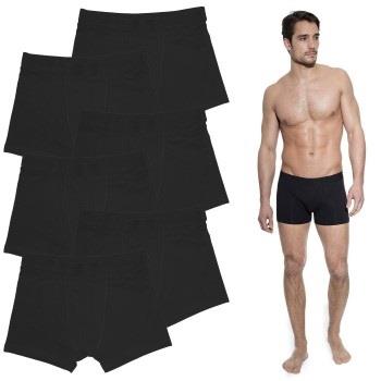 Bread and Boxers Boxer Briefs 6P Svart økologisk bomull Small Herre