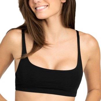 Bread and Boxers Soft Bra BH Svart økologisk bomull X-Small Dame