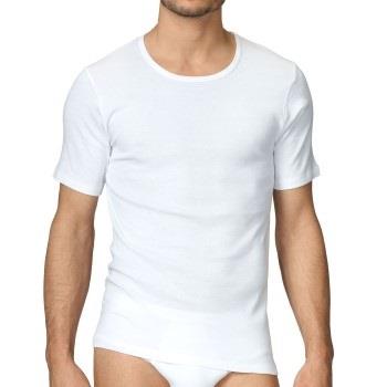 Calida Cotton 1 T-Shirt 14310 Hvit 001 bomull Small Herre