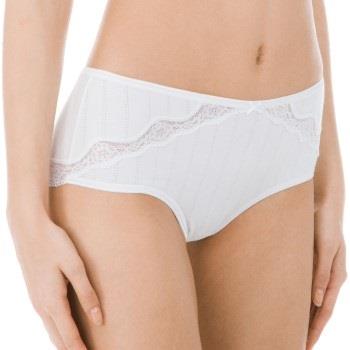 Calida Truser Etude Toujours Regular Cut Panty Hvit bomull Small Dame