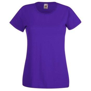 Fruit of the Loom Lady-Fit Valueweight T Lilla bomull Medium Dame
