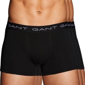 Gant 3P Essential Basic CS Trunks Svart bomull Small Herre