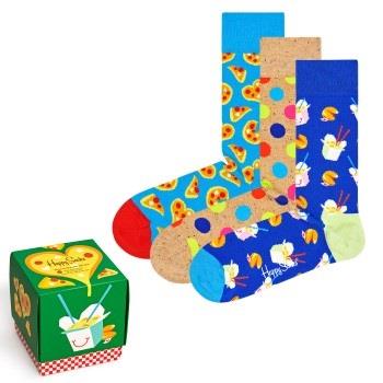 Happy socks Strømper 3P Pizza Love Sock Gift Box Mixed bomull Str 41/4...