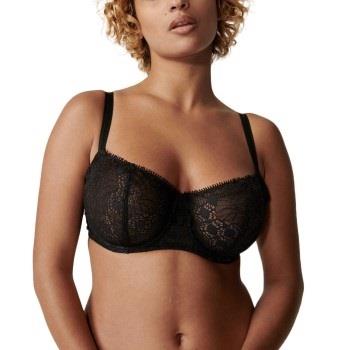 Chantelle BH Day To Night Half Cup Bra Svart nylon B 70 Dame