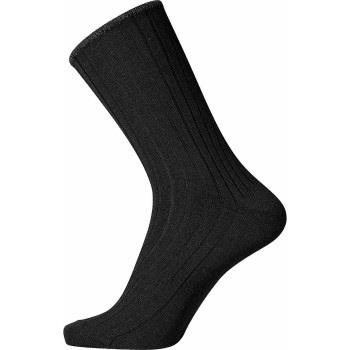 Egtved Strømper Wool No Elastic Rib Socks Svart Str 45/48