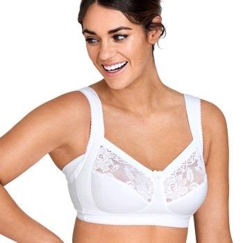 Miss Mary Lovely Lace Support Soft Bra BH Hvit B 90 Dame