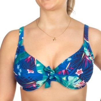 Panos Emporio Escape Electra Bikini Bra Blå Mønster polyamid F 42 Dame