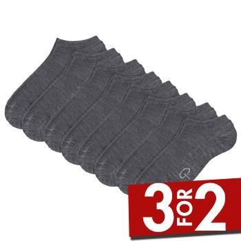 Pierre Robert Strømper 8P Wool Low Cut Socks Grå Str 41/45