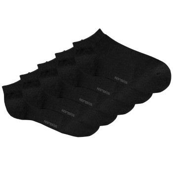 Resteröds Strømper 5P Bamboo Ankle Socks Svart Str 40/45