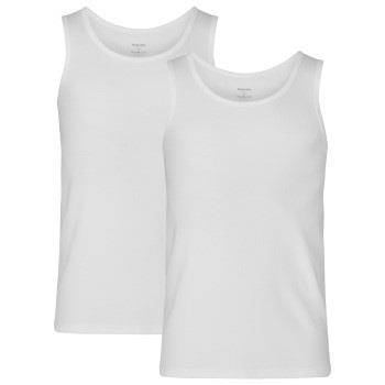 Resteröds 2P Bamboo Tank Top Hvit Medium Herre