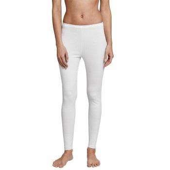 Schiesser Luxury Leggings Hvit bomull 44 Dame