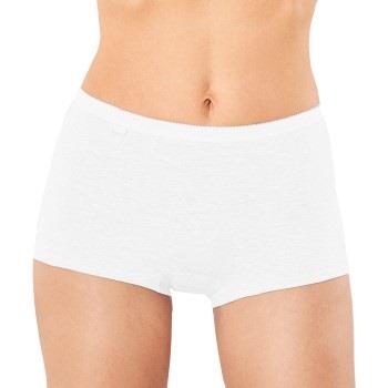 Sloggi Truser Basic Short Hvit bomull 46 Dame