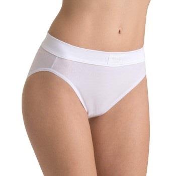 Sloggi Truser Double Comfort Tai Hvit bomull 48 Dame