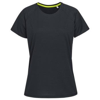 Stedman Active 140 Raglan For Women Svart polyester Large Dame