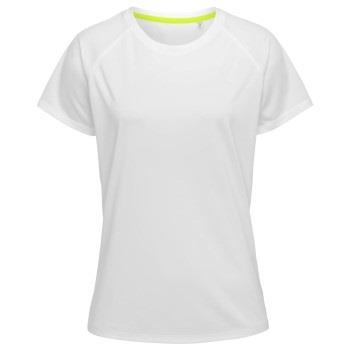 Stedman Active 140 Raglan For Women Hvit polyester Large Dame