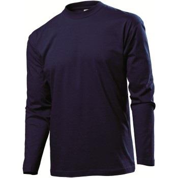 Stedman Classic Long Sleeve Men Mørkblå bomull XX-Large Herre