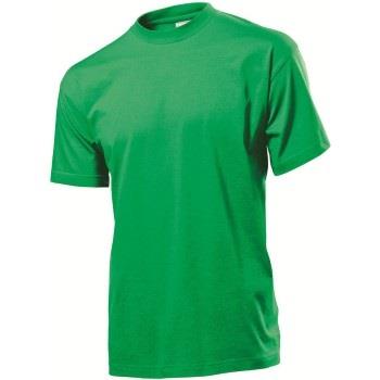 Stedman Classic Men T-shirt Eplegrønn bomull Small Herre