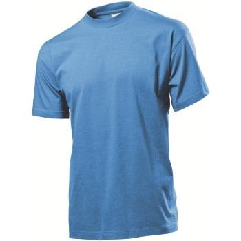 Stedman Classic Men T-shirt Lysblå bomull Small Herre