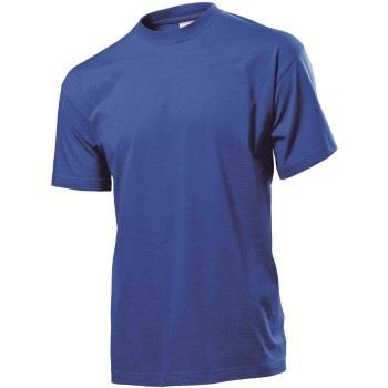 Stedman Classic Men T-shirt Royalblå bomull Medium Herre