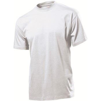 Stedman Classic Men T-shirt Hvit bomull Medium Herre