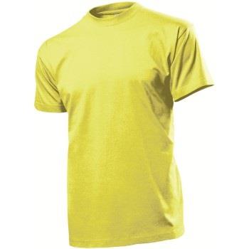 Stedman Comfort Men T-shirt Gul bomull Medium Herre