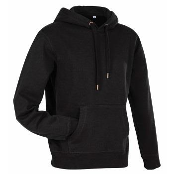 Stedman Men Active Sweat Hoodie Svart Medium Herre