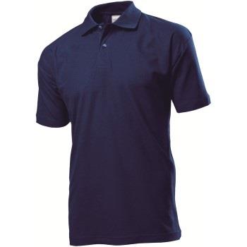 Stedman Polo Men Marine bomull Medium Herre